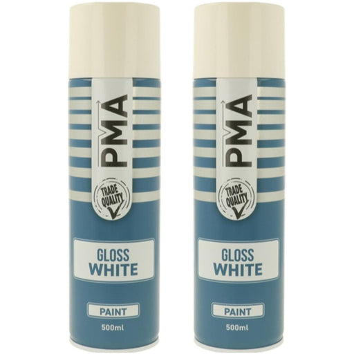 PMA Professional Gloss White 500ml Spray Paint High Coverage[2] PMA - NN4 Online 