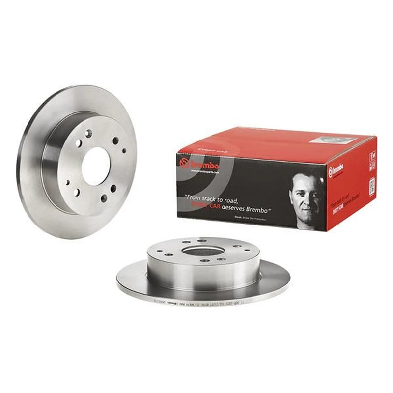 Brembo Rear Brake Solid Discs & Pads fits Rover 600 I 1993-1999