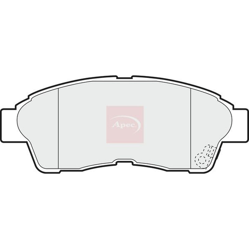 Apec Front Brake Pad Set fits Toyota Rav 4 1996-2000 2.0