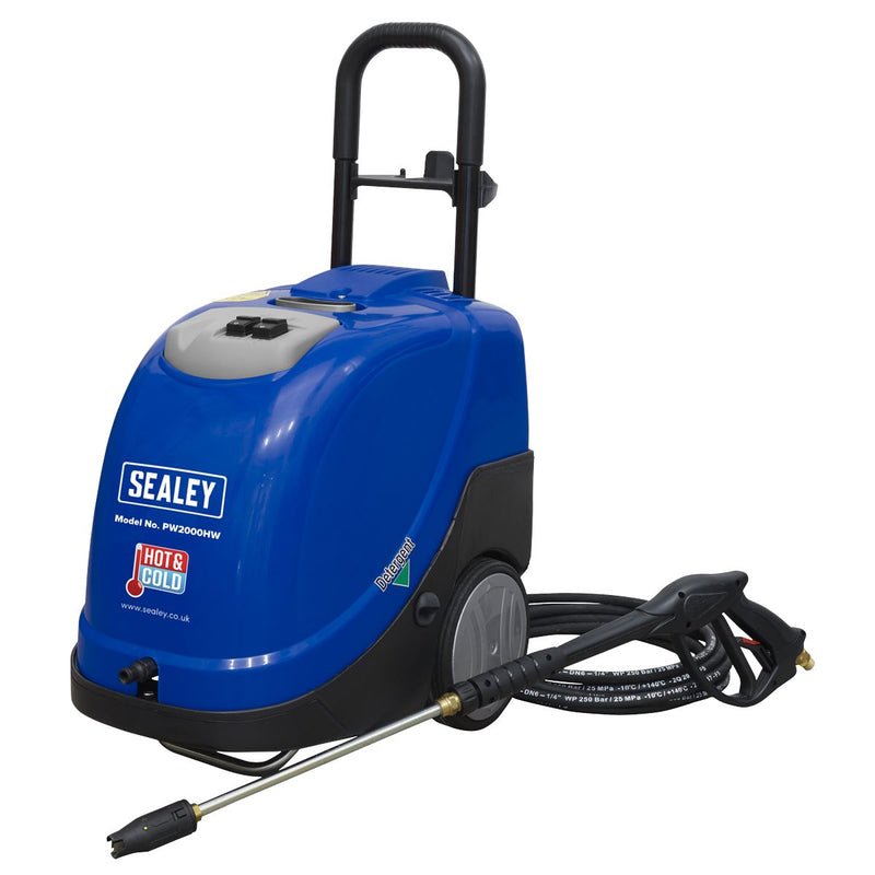 Sealey Hot Water Pressure Washer 135bar 230V PW2000HW Sealey - Dynamic Drive