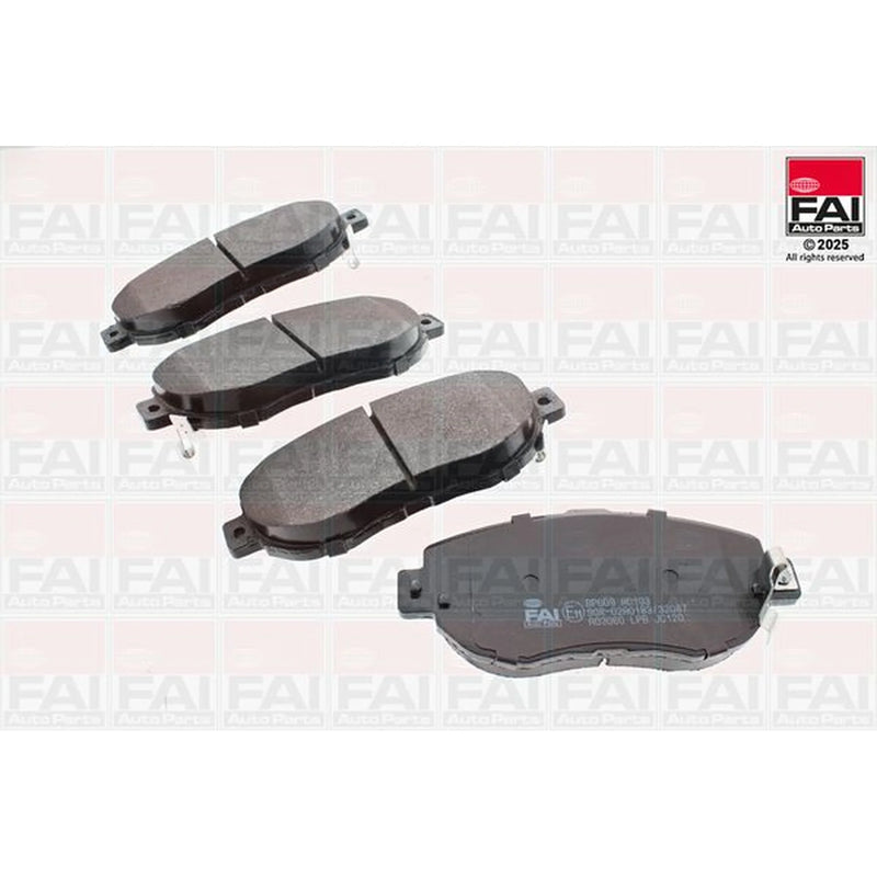 FAI Front Brake Pad Set fits Lexus Gs 1993-2004
