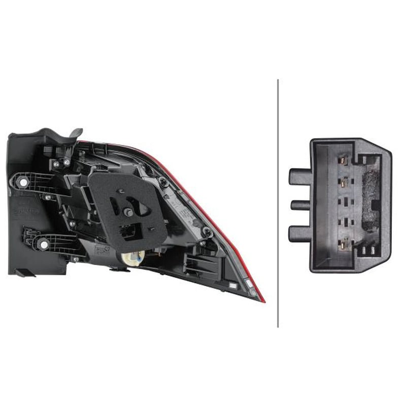 Hella Tail Light / Lamp WY21W Left fits VW Tiguan 2016-2024 1.4 1.5 1.6 2.0