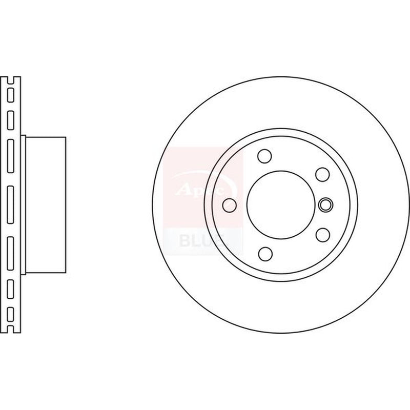 Apec Front Vented & Rear Vented Brake Discs & Pads fits BMW 3 2004-2013