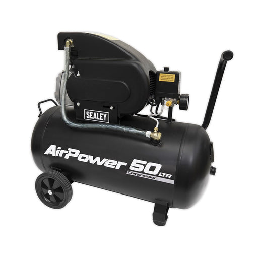 Sealey Air Compressor 50L Direct Drive 2hp SAC5020A Sealey - Dynamic Drive