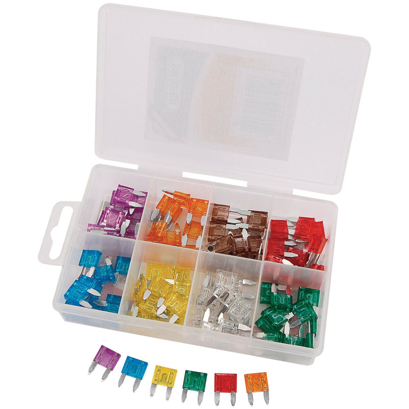 Draper Mini Automotive Plug-In Fuse Assortment (100 Piece) 24311 Draper - Dynamic Drive