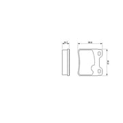 Bosch Front & Rear Pads fits Opel Kadett E 1987-1991 2.0