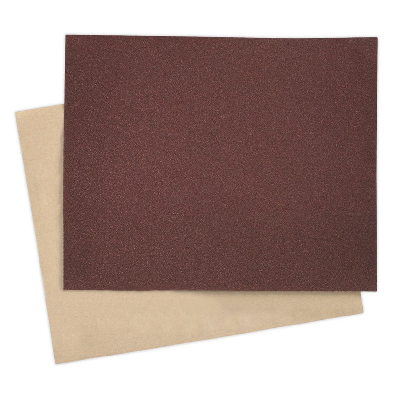 Sealey Production Paper 230 x 280mm 80Grit Pack of 25 PP232880 Sealey - Dynamic Drive