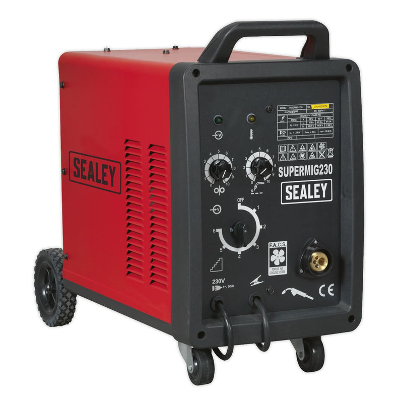 Sealey Professional MIG Welder 230A 230V with Binzelï Euro Torch SUPERMIG230 Sealey - Dynamic Drive