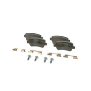 Bosch Front & Rear Pads fits Fiat Croma 2005-2011 1.9 2.4