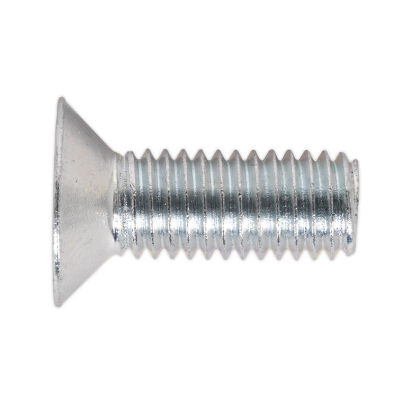 Sealey Machine Screw M8 x 20mm Countersunk Pozi Zinc Pack of 50 MSC820 Sealey - Dynamic Drive