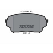 Textar Front Brake Pad Set 2430101