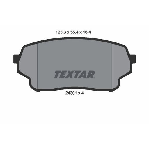 Textar Front Brake Pad Set 2430101
