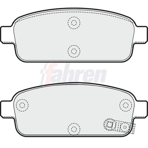 Fahren Rear Brake Pad Set FBP3269