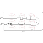 Apec Handbrake Cable Right Rear CAB1376