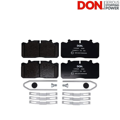 DON Rear Brake Pad Set fits Alexander Dennis Enviro100 2023 on