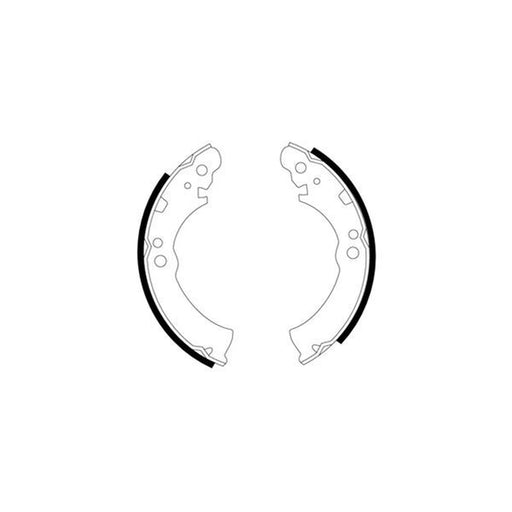 Mintex Brake Shoe Set Axle Kit fits Nissan Figaro 1991-1992 1.0