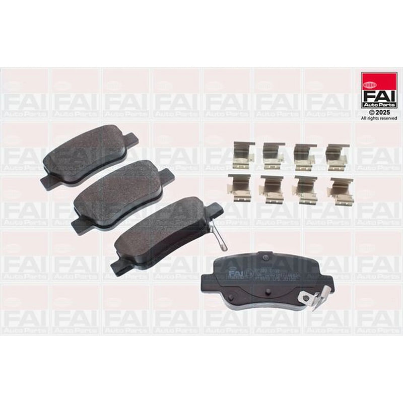 FAI Front & Rear Pads fits Toyota Avensis 2008-2018 2.0 2.2