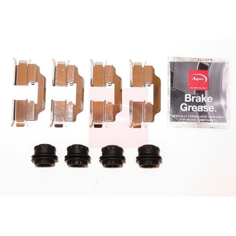 Apec Brake Pad Accessory Fitting Kit Rear fits Opel Adam 2014-2019 1.0 1.4