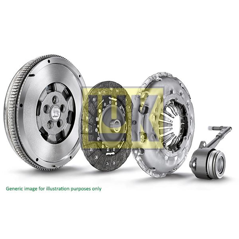 LuK Clutch Kit Set 3pc fits VW California T5 Camper 2009-2015 2.0