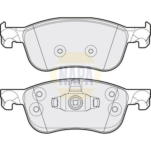 NAPA Front Brake Pad Set NBP1645