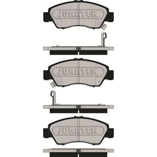 Juratek Front & Rear Brake Discs & Pads fits Honda Jazz II 2002-2008 1.2 1.3