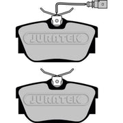 Juratek Rear Brake Pad Set fits Seat Alhambra 1996-2010 1.8 1.9 2.0 2.8