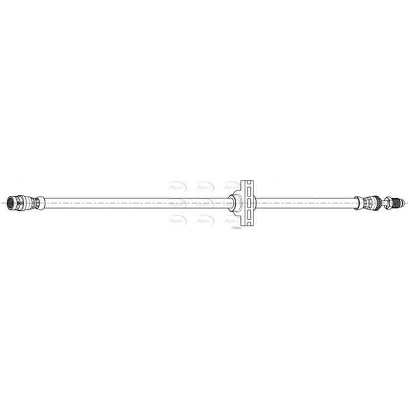 Apec Brake Hydraulic Hose Line Front HOS4303