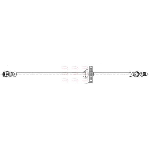 Apec Brake Hydraulic Hose Line Front fits BMW 2 Active Tourer 2013-2021