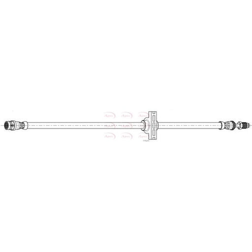 Apec Brake Hydraulic Hose Line Front HOS4303