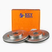 Key Parts Front & Rear Brake Discs & Pads fits Toyota Auris 2006-2012 1.8