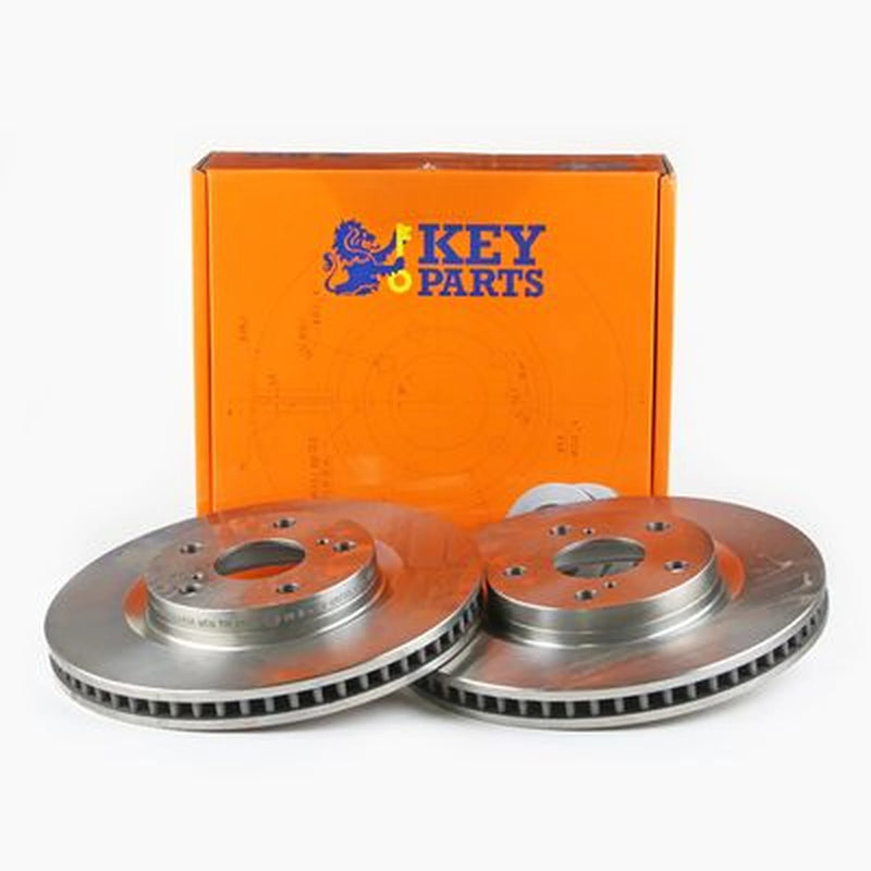 Key Parts Front & Rear Brake Discs & Pads fits Toyota Auris 2006-2012 1.8