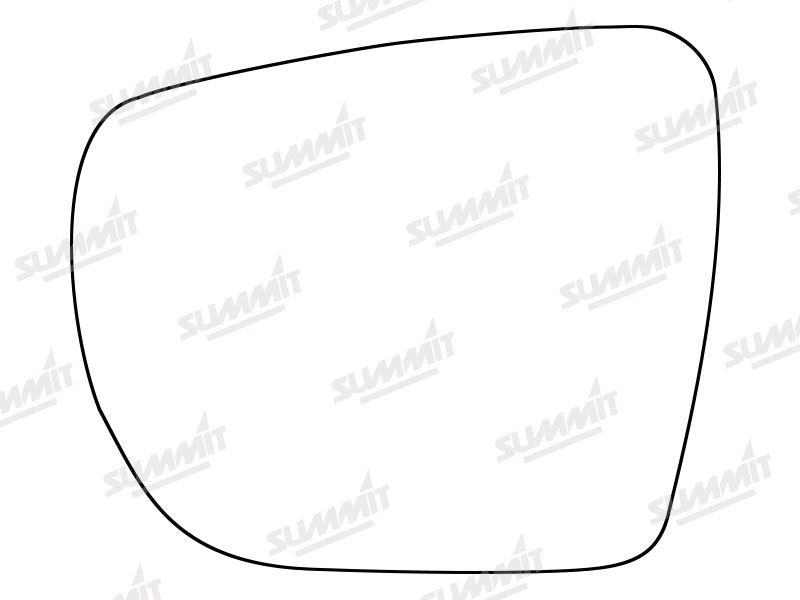 Summit Heated Base Plate With Standard Mirror Glass fits Hyundai Tucson 15 on LHS Summit - Bars 4 Cars