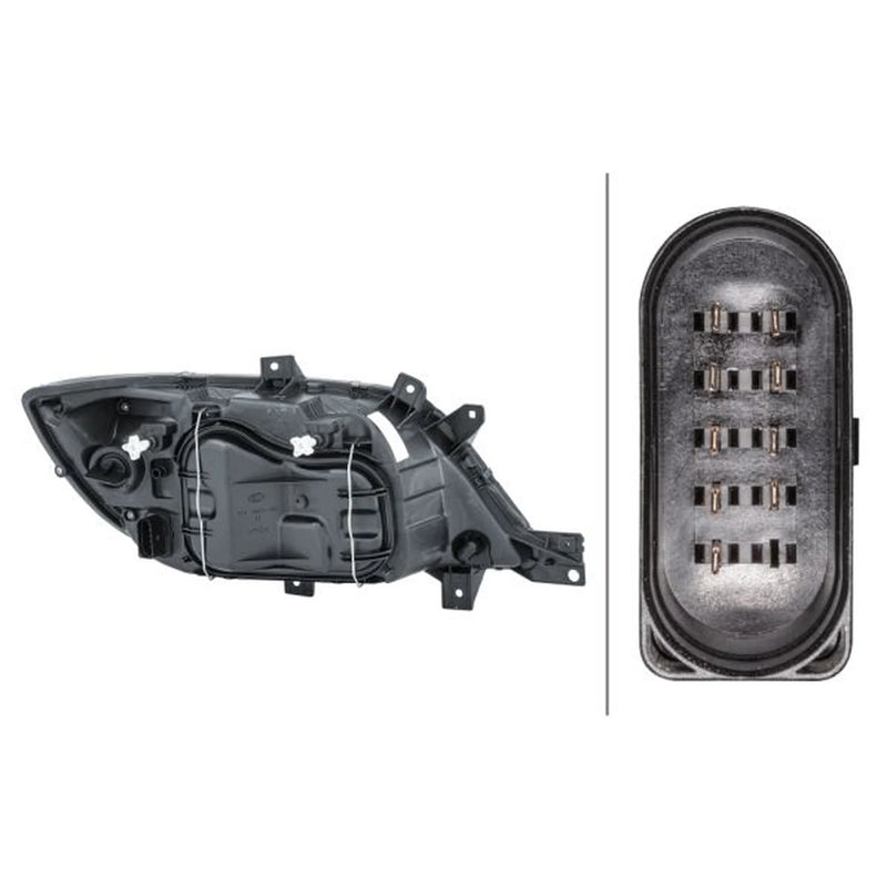 Hella Headlight Headlamp W5W Left fits Mercedes-Benz Sprinter 2-T 1995-2006