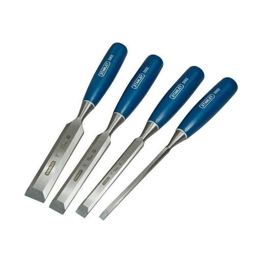 Stanley® Hand Tools 5002 Bevel Edge Chisel Set, 4 Piece STANLEY® Hand Tools - NN4 Online
