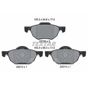 Textar Front Brake Pad Set 2372001