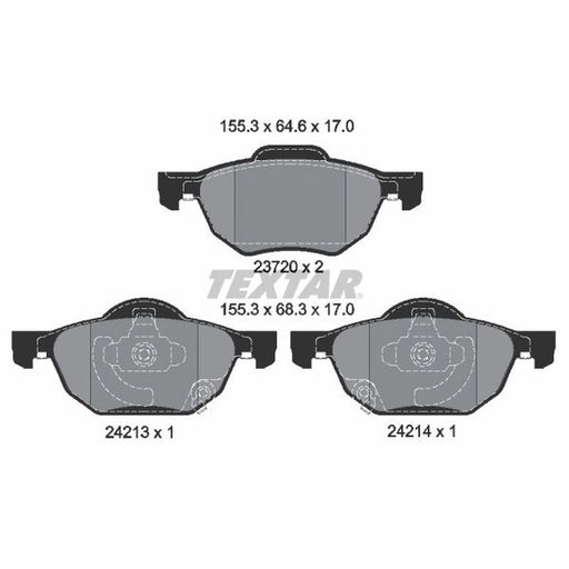 Textar Front Brake Pad Set 2372001