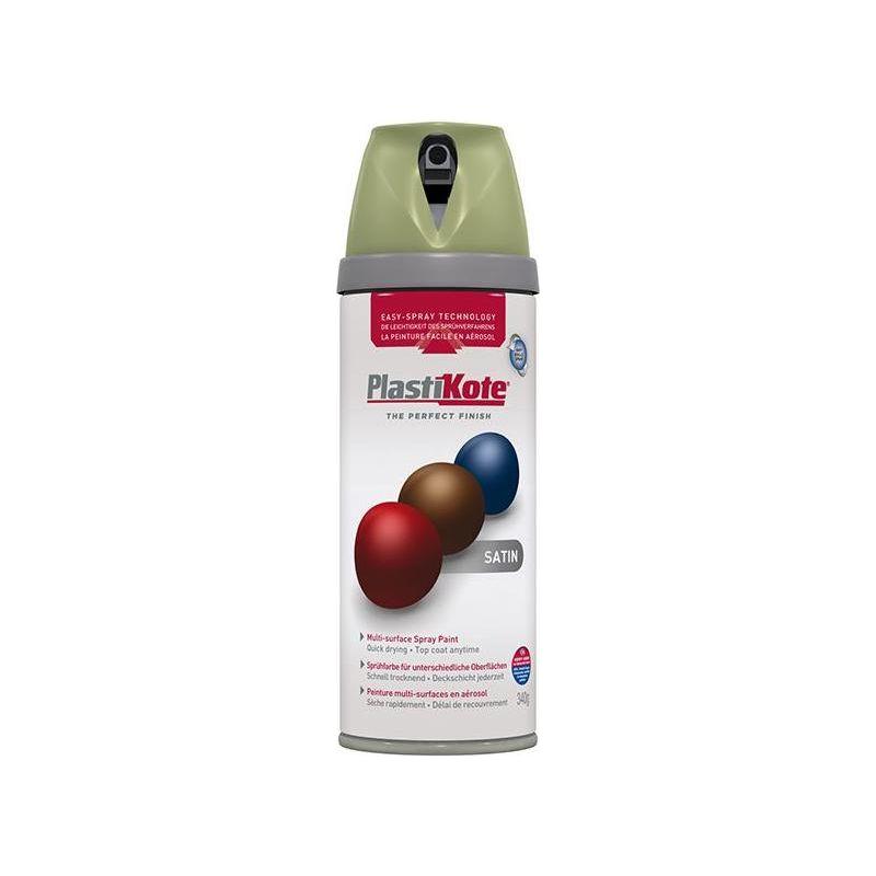 Plastikote Twist & Spray Satin Leafy Rise 400ml PlastiKote - Town Tools