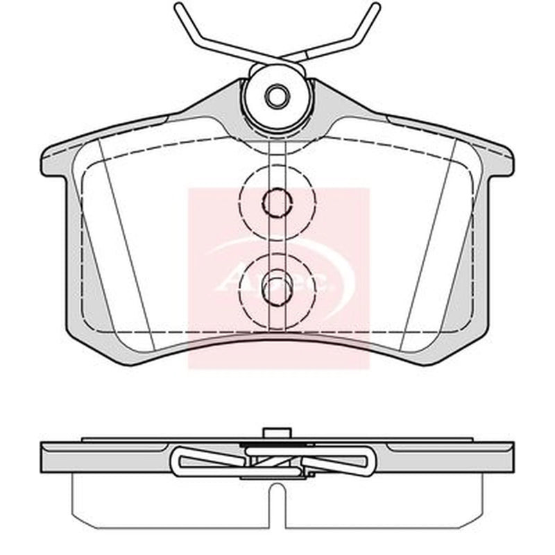 Apec Rear Brake Pad Set PAD2367