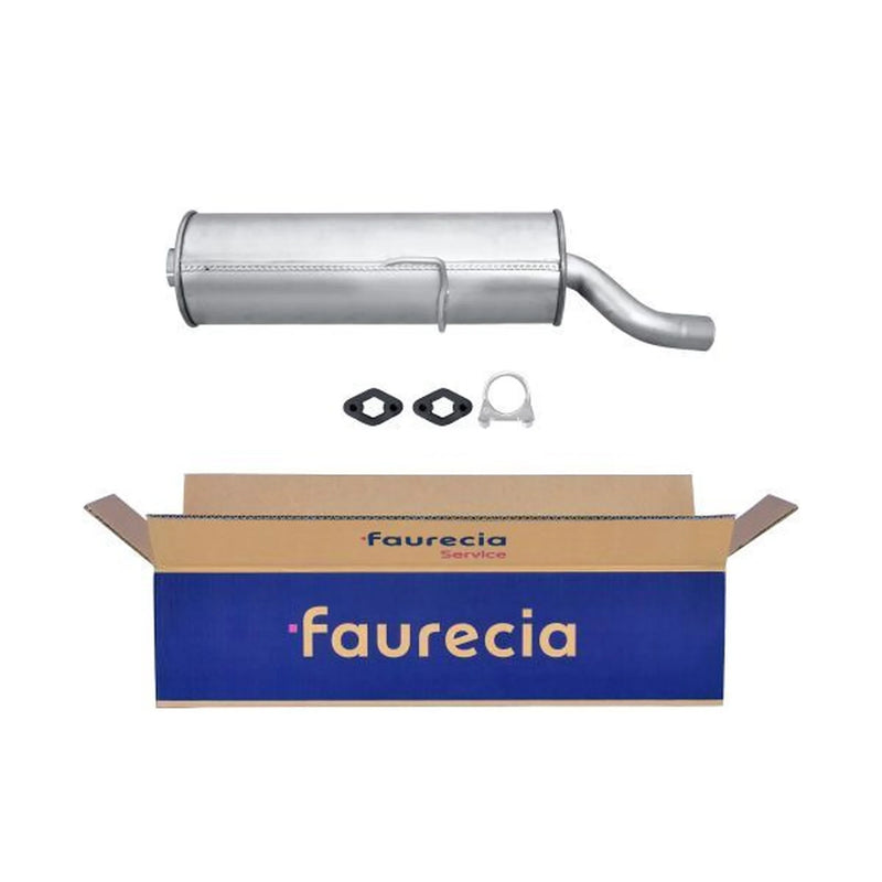 Hella End Silencer Rear fits Peugeot 205 1983-1998 1.6 1.9