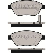 Juratek Front Brake Vented Discs & Pads fits Fiat 500L 2012-2018 0.9 1.3 1.4 1.6