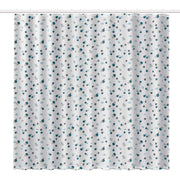 Shower Curtain White & Green Dot 234701 Rayen - Dynamic Drive