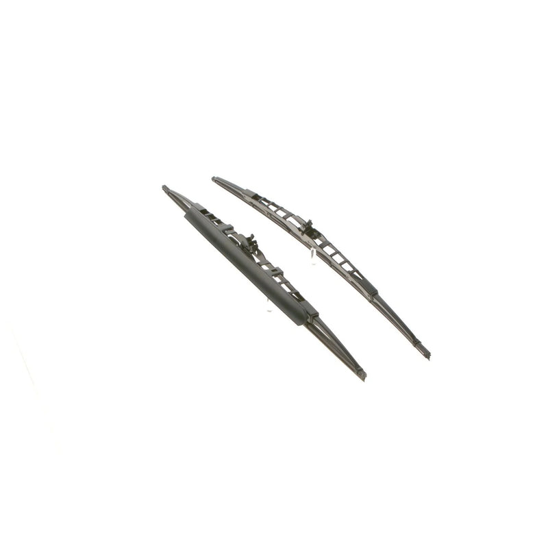 Bosch Front & Rear Super Plus Wiper Blade Set fits VW Polo 1999-2001