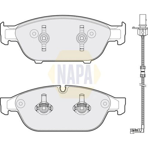 NAPA Front Brake Pad Set NBP1509