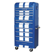 Premier Retro Style Topchest Mid-Box Tool Chest & Rollcab Combination 10 Drawer Sealey Premier - Dynamic Drive