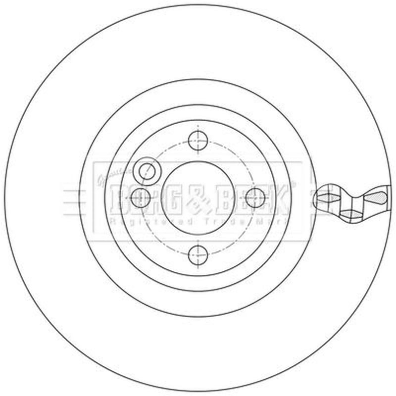 Borg & Beck Front & Rear Brake Discs & Pads fits Mini Mini 2012-2013