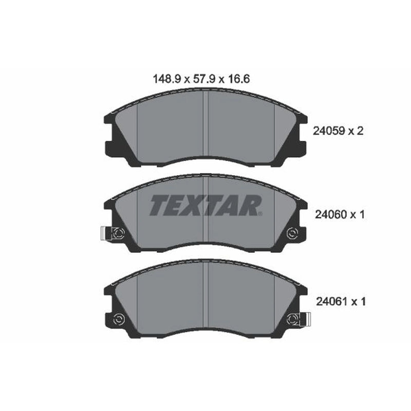 Textar Front Brake Pad Set 2405901