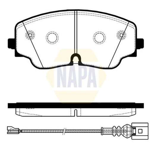NAPA Front Brake Pad Set NBP1985