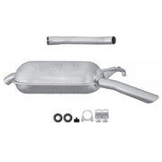 Hella End Silencer Rear fits Mercedes-Benz 124 1985-1993