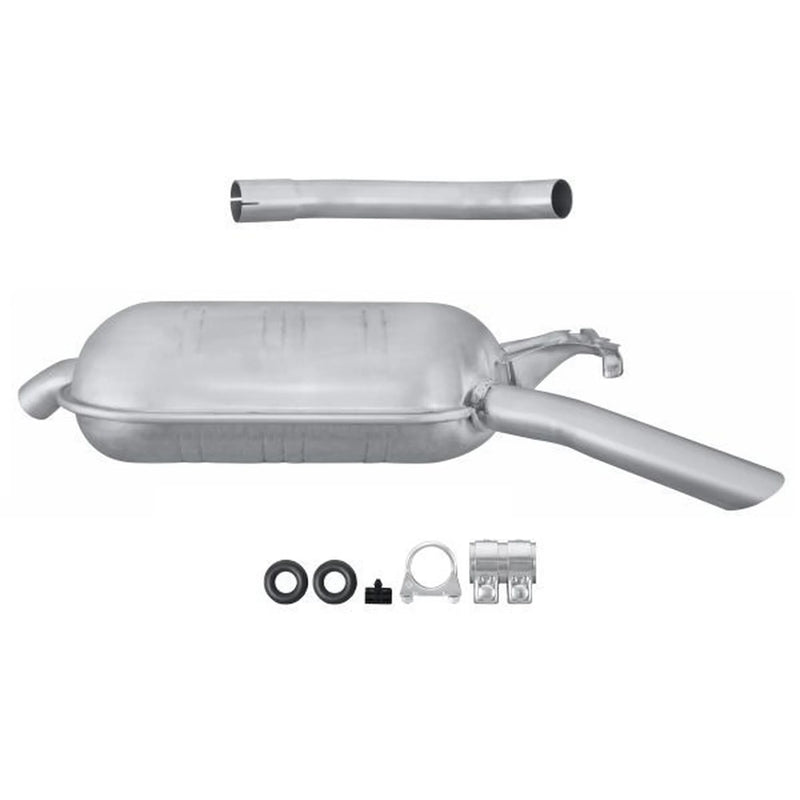 Hella End Silencer Rear fits Mercedes-Benz 124 1985-1993