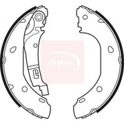Apec Brake Shoe Set Axle Kit SHU661